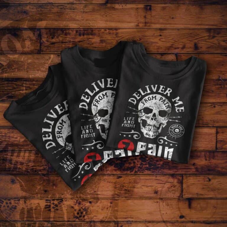 Biker Longsleeve Shirt für Motorradclubs, Top Marke 7PAIN